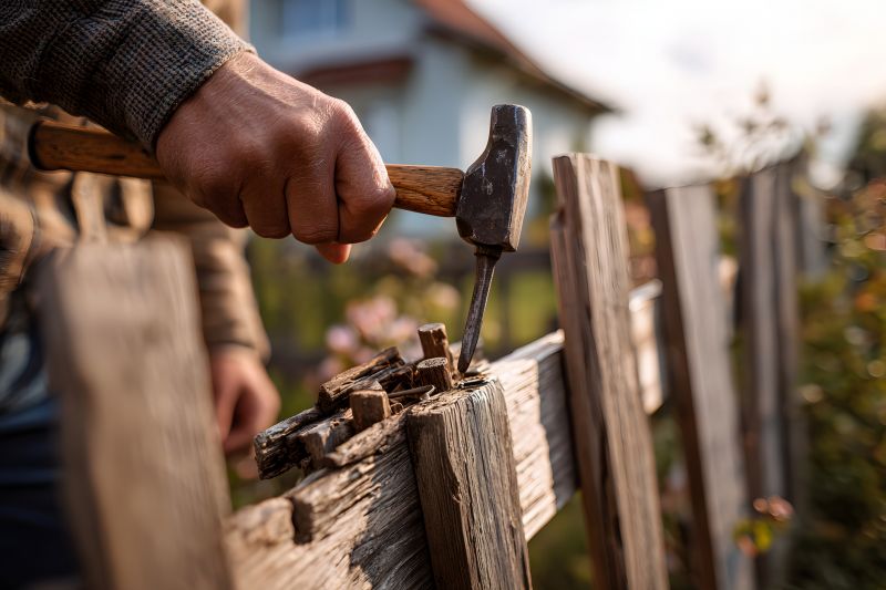 Fence Inspection in Fall